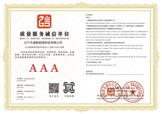 AAA credit certificate